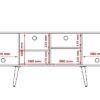 Rack Estrela Tv 60`` 1,60M - Patrimar - Image 3