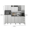 Armário de Cozinha Petra Larg 2,18m - Valdemóveis - Image 2