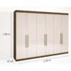 Roupeiro Da Vinci Plus 6 Portas 2,75m - D`Doro - Image 5