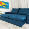 Sofá Retrátil Reclinável Atenas D33 Soft Molas Ensacadas 2,10M - Image 15