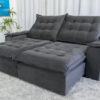 Sofá Retrátil Reclinável Atenas D33 Soft Molas Ensacadas 2,10M - Image 8
