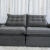 Sofá Retrátil Reclinável Atenas D33 Soft Molas Ensacadas 2,10M - Image 9