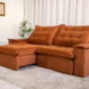 Sofá Retrátil Reclinável Atenas D33 Soft Molas Ensacadas 2,10M - Image 26