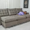 Sofá Retrátil Reclinável Atenas D33 Soft 3,20M - Image 12