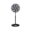 Ventilador de Coluna Preto 50cm Turbo 6 Pás Oscilante Ventisol