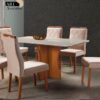 Mesa Bella 1,60x0,90 c/6 Cadeiras Lisboa