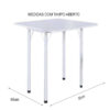 Mesa Dobrável com 4 Banquetas Astri - Image 4