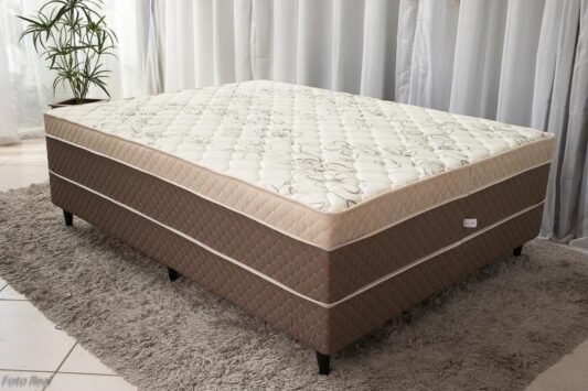 Cama Box Casal Ortopédico com Espuma D-33 Rondoconfort Rondomoveis