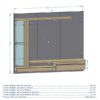 Painel Denver Para TVs Até 55´´ 1,60m - Bechara - Image 5