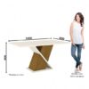 Mesa de Jantar 6 Lugares Solus 1600 - Image 3