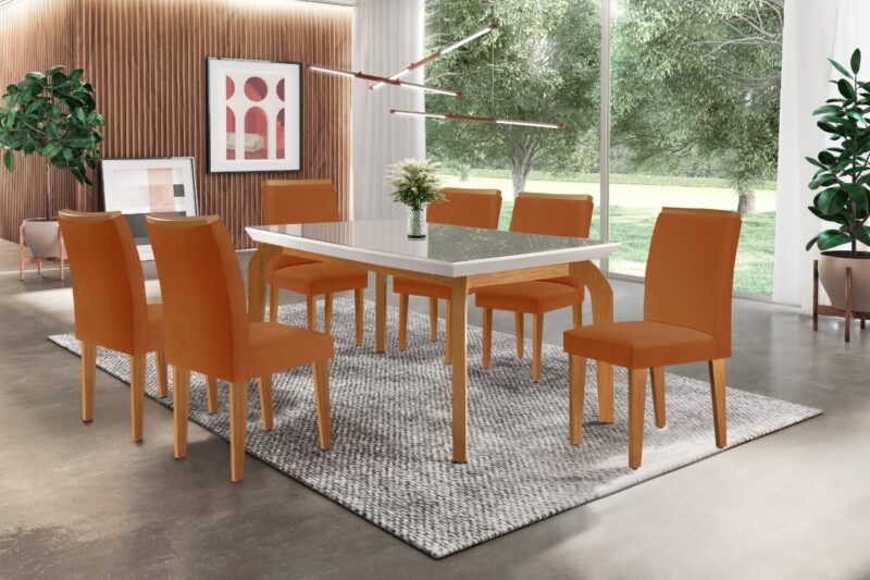 Mesa Londrina 1,20m Tampo MDF Vdr - Rufato - Image 2