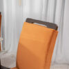 Mesa Berlim 120×80 Café Vidro Off 4 Cadeiras Athenas Veludo Cobre - Image 2