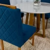 Mesa Natalle Tampo Off 100×100 c/4 Cadeiras Crystal - Image 9