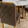 Mesa Natalle Tampo Off 100×100 c/4 Cadeiras Crystal - Image 13