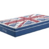 Base Box Azul Solteiro e Colchão London Molas Superlastic – Anjos - Image 4