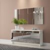 Balcão Buffet Quadriculado 3D TB282E - Dalla Costa