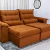 Sofá Retrátil Reclinável Emanuelly Veludo 2,30M - Image 10