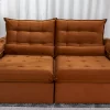 Sofá Retrátil Reclinável Emanuelly Veludo 2,30M - Image 13