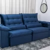 Sofá Retrátil Reclinável Emanuelly Veludo 2,30M - Image 19