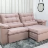 Sofá Retrátil Reclinável Emanuelly Veludo 2,30M - Image 33