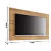 Painel Briz 1,36M TV até 50″ - HB Móveis - Image 2