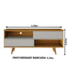 Rack Bancada NT 1180 1,35M TV 50`` - Notável - Image 4