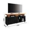 Rack Bancada Briz 1,36M TV até 50″ - HB Móveis - Image 5