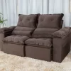 Sofá Retrátil Reclinável Santorine Veludo 1,80M - Image 18