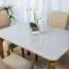 Mesa Jantar Londrina Imbuia Tampo Off 120×80 4 Cadeiras Linho Bege - Rufato - Image 3