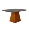 Mesa Jantar Luna Tampo MDF Vidro 1,20M - Rufato - Image 3