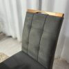 Mesa de Jantar Camile Mel Tampo Vidro Off 120X80 4 Cad Bia Sued Cinza - Image 2