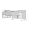 Rack Atraente TV até 70″ 1,82M - JCM - Image 2