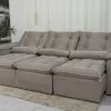 Sofá Retrátil Reclinável Grécia 2,70M Veludo - Image 18