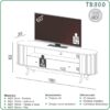 Rack Curvo TB300 1Gav 1,80M - Dalla Costa - Image 4
