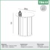 Mesa de Canto Ripada TB610 - Dalla Costa - Image 4