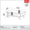 Mesa de Centro Angular TB715 - Dalla Costa - Image 4