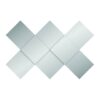 Painel Decorativo 3D Losango Espelhado TB83 - Dalla Costa