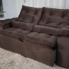 Sofá Retrátil Reclinável Veludo Grécia 2,00M - Image 15