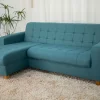 Sofá 3 Lug c/Chaise Colorado Verde Tiffany 2,10M