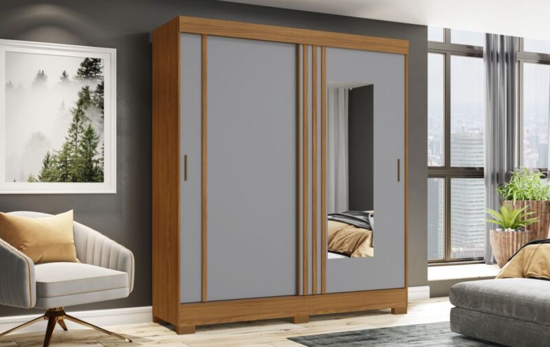 Guarda-Roupa Alexa B353 2 Portas Deslizantes - Briz - Image 2