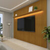 Painel Nobre Ripado 1 Prateleira com LED 2,30m - Gelius