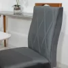 Mesa Pedro Mel Tampo Off 160×80 6 Cadeiras Lisboa Assento Veludo Cinza - Art Assento - Image 5