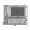 Home Ripado com LED Absoluto TV até 65″ 2,00m - JCM - Image 3
