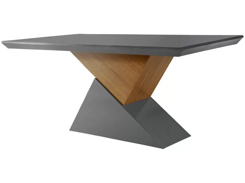 Mesa Dubai 1,80m Tampo MDF.Vidro Imbuia c/6 Cadeiras Athenas - Rufato - Image 3