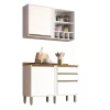 Aéreo + Balcão Cozinha Pérola Larg. 1,20m - Salleto - Image 3
