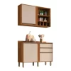 Aéreo + Balcão Cozinha Pérola Larg. 1,20m - Salleto - Image 6