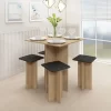 Mesa Quadrada c/4 bancos 0,67x0,67m - Fellicci