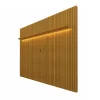 Painel Nobre Ripado 100% MDF c/LED Larg. 1.85m TV até 75″ - Gelius - Image 3