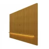 Painel Nobre Ripado 100% MDF c/LED Larg. 1.85m TV até 75″ - Gelius - Image 4