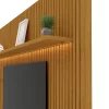 Painel Nobre Ripado 100% MDF c/LED Larg. 1.85m TV até 75″ - Gelius - Image 6